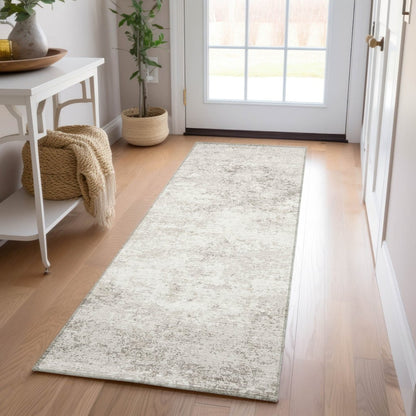 Aera Ivory Washable Indoor - Outdoor Rug - LOOMLAN - LOOMLAN Rugs - Outdoor Rugs