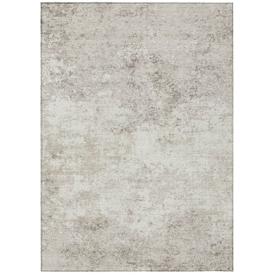 LOOMLAN Rugs Aera Ivory Washable Indoor-Outdoor Rug