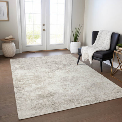 Aera Ivory Washable Indoor - Outdoor Rug - LOOMLAN - LOOMLAN Rugs - Outdoor Rugs