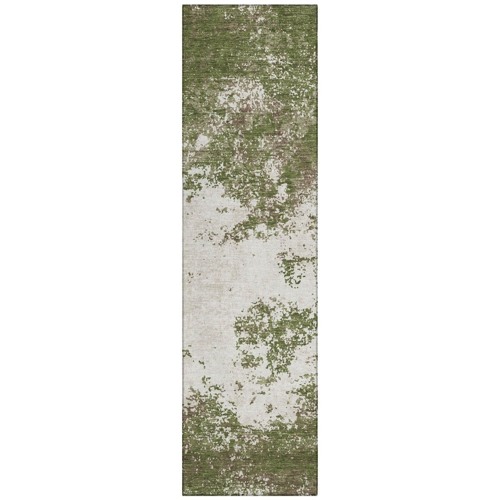LOOMLAN Rugs Aera Olive Washable Indoor-Outdoor Rug