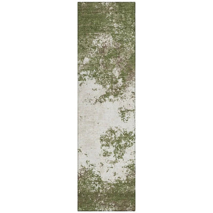 LOOMLAN Rugs Aera Olive Washable Indoor-Outdoor Rug