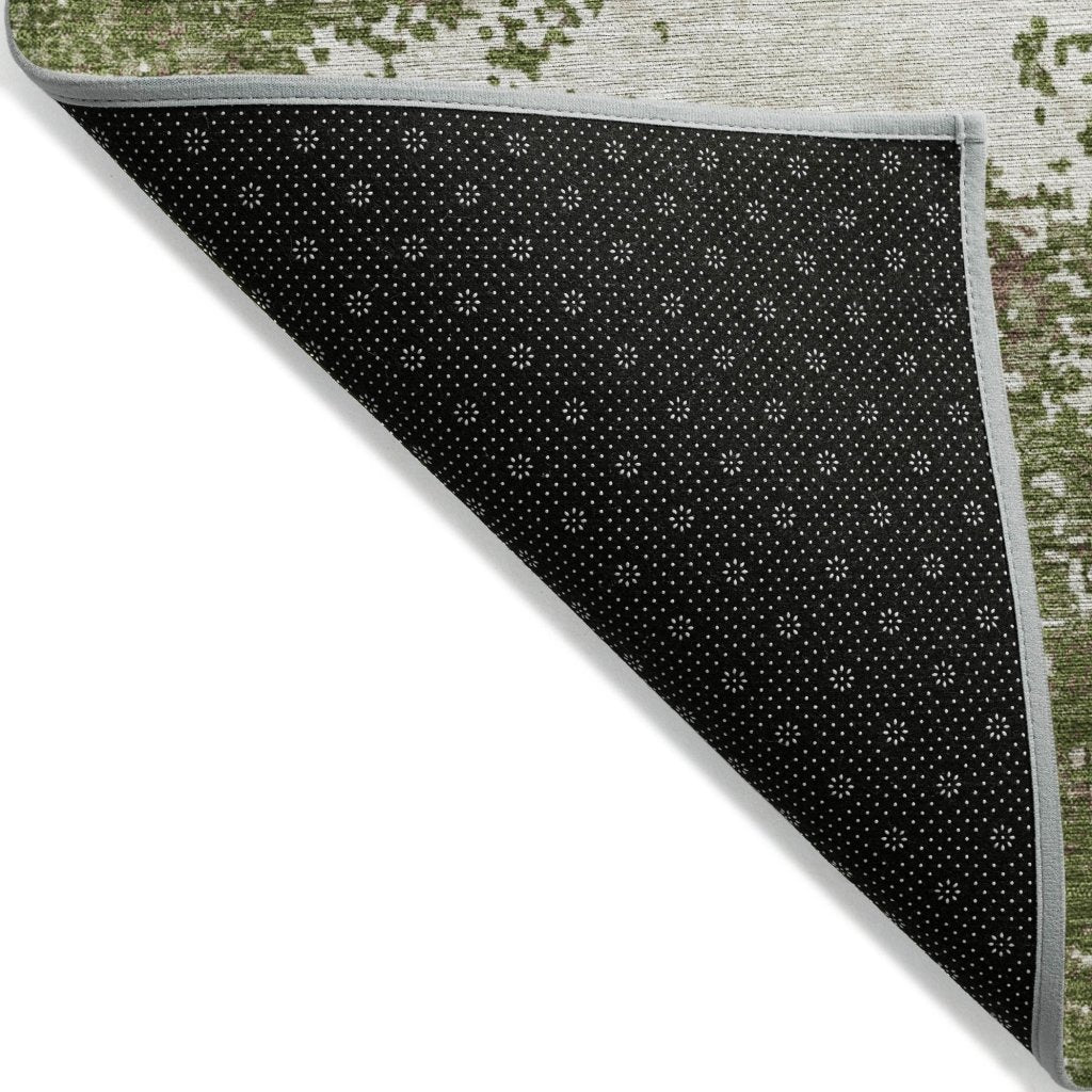LOOMLAN Rugs Aera Olive Washable Indoor-Outdoor Rug