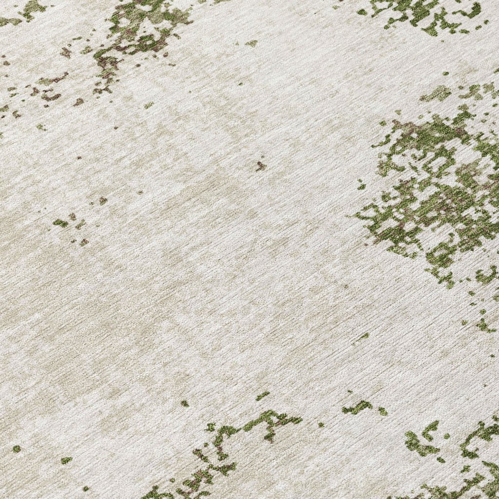 LOOMLAN Rugs Aera Olive Washable Indoor-Outdoor Rug