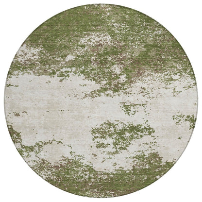LOOMLAN Rugs Aera Olive Washable Indoor-Outdoor Rug