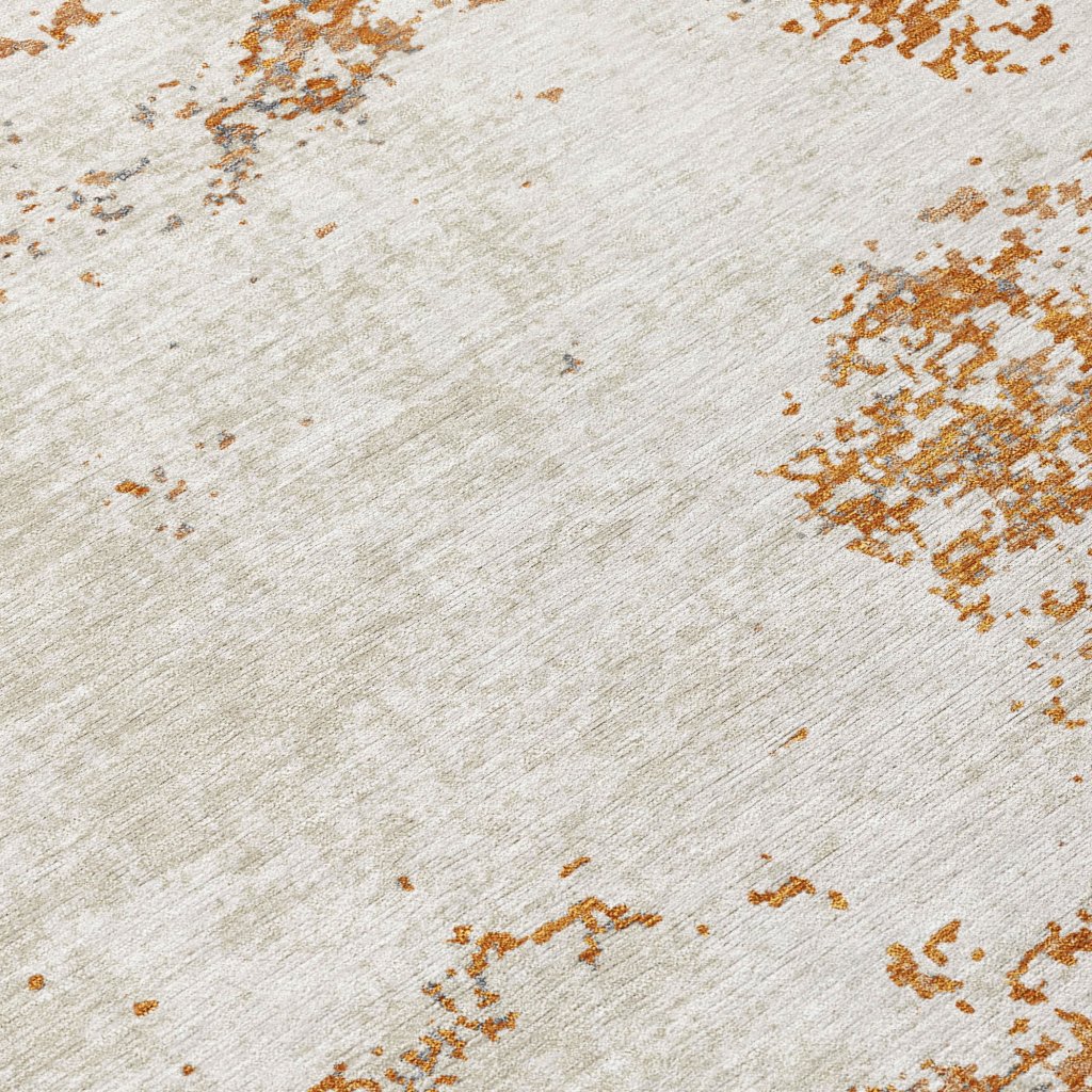 Aera Orange Washable Indoor - Outdoor Rug - LOOMLAN - LOOMLAN Rugs - Outdoor Rugs