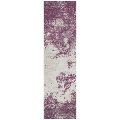 LOOMLAN Rugs Aera Purple Washable Indoor-Outdoor Rug