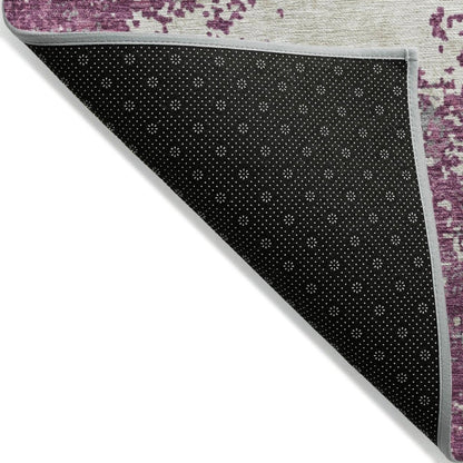 LOOMLAN Rugs Aera Purple Washable Indoor-Outdoor Rug