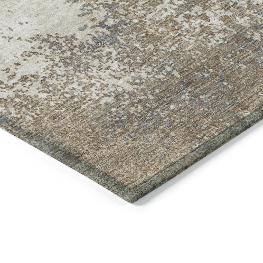 LOOMLAN Rugs Aera Taupe Washable Indoor-Outdoor Rug