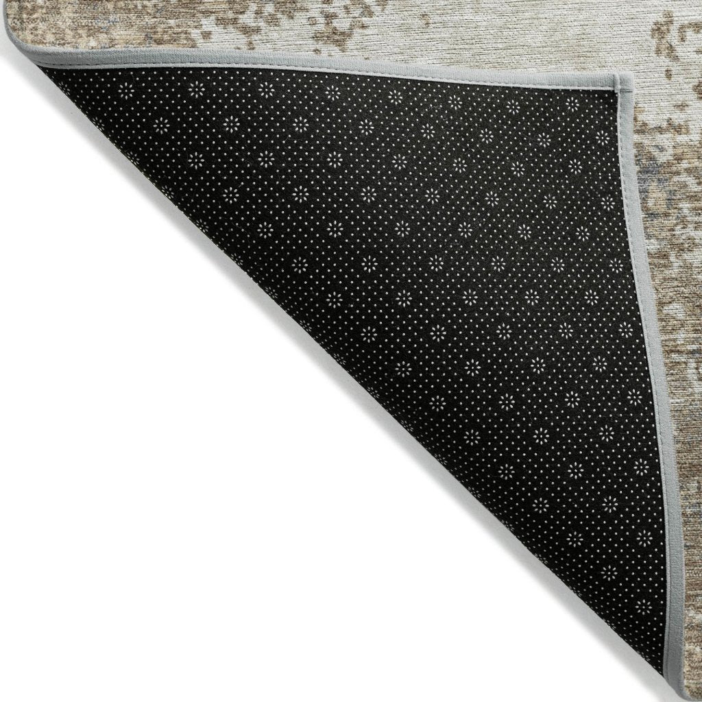 LOOMLAN Rugs Aera Taupe Washable Indoor-Outdoor Rug