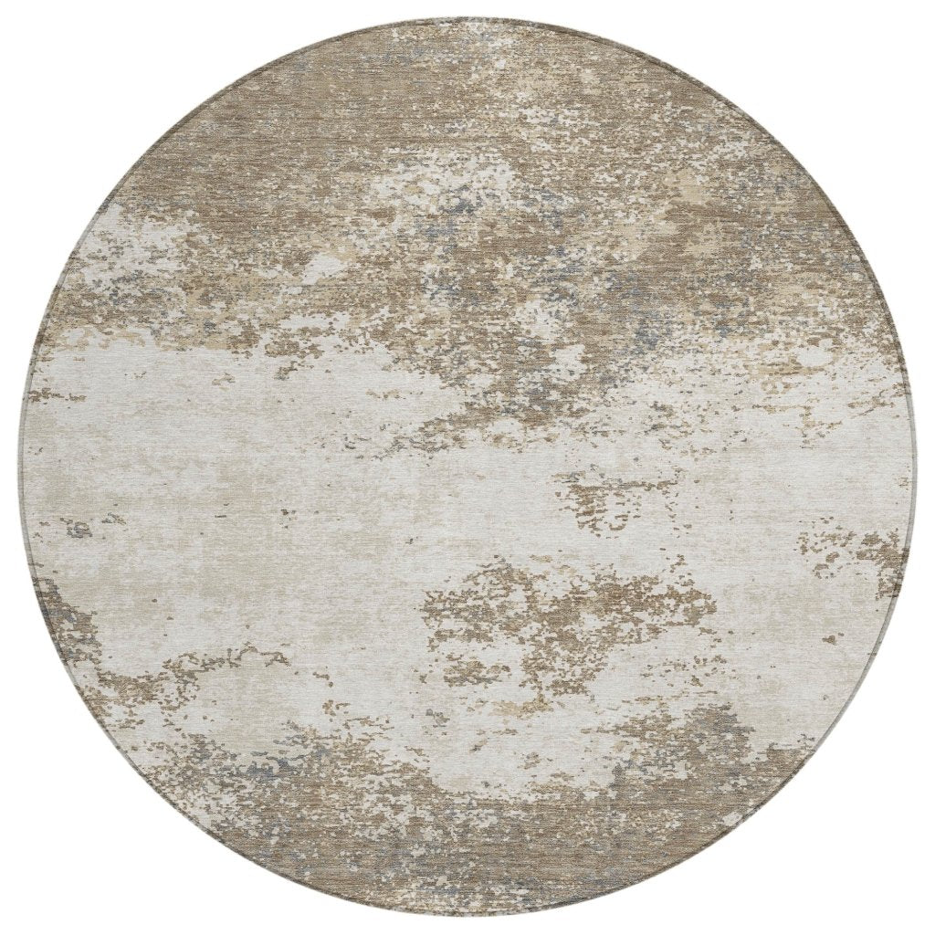 LOOMLAN Rugs Aera Taupe Washable Indoor-Outdoor Rug