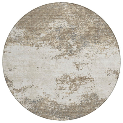 LOOMLAN Rugs Aera Taupe Washable Indoor-Outdoor Rug