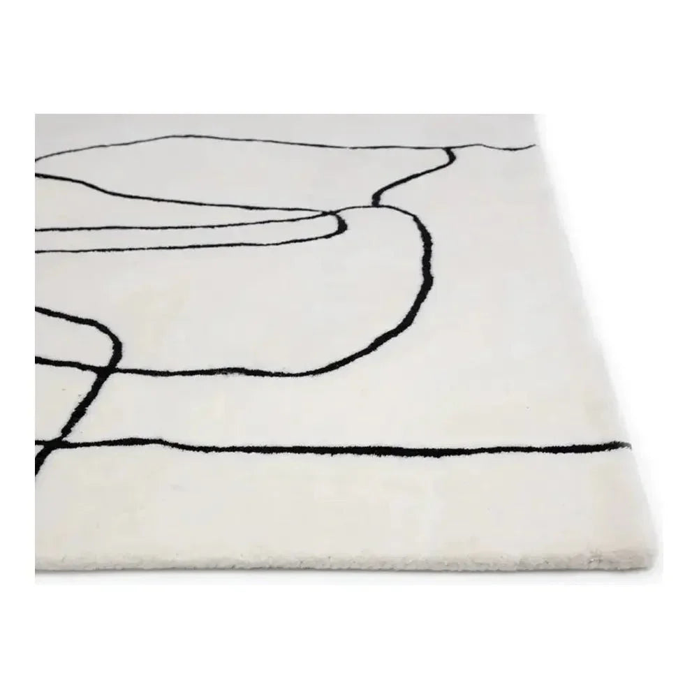 Tilda Hand -Tufted Ivory Rug -- ivory