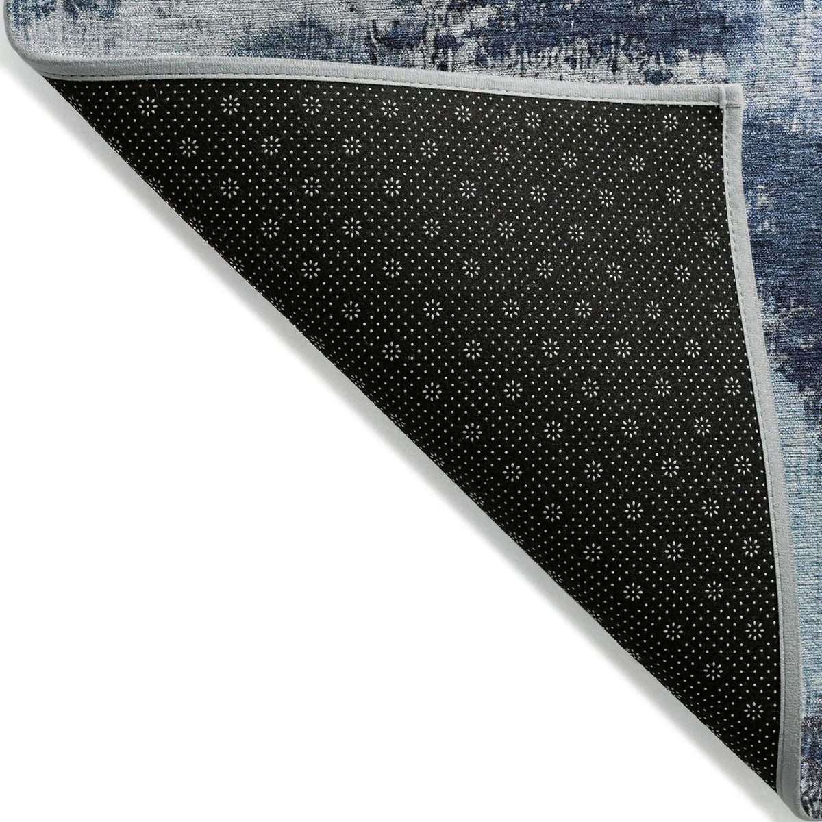 Iriara Blue Washable Indoor-Outdoor Rug