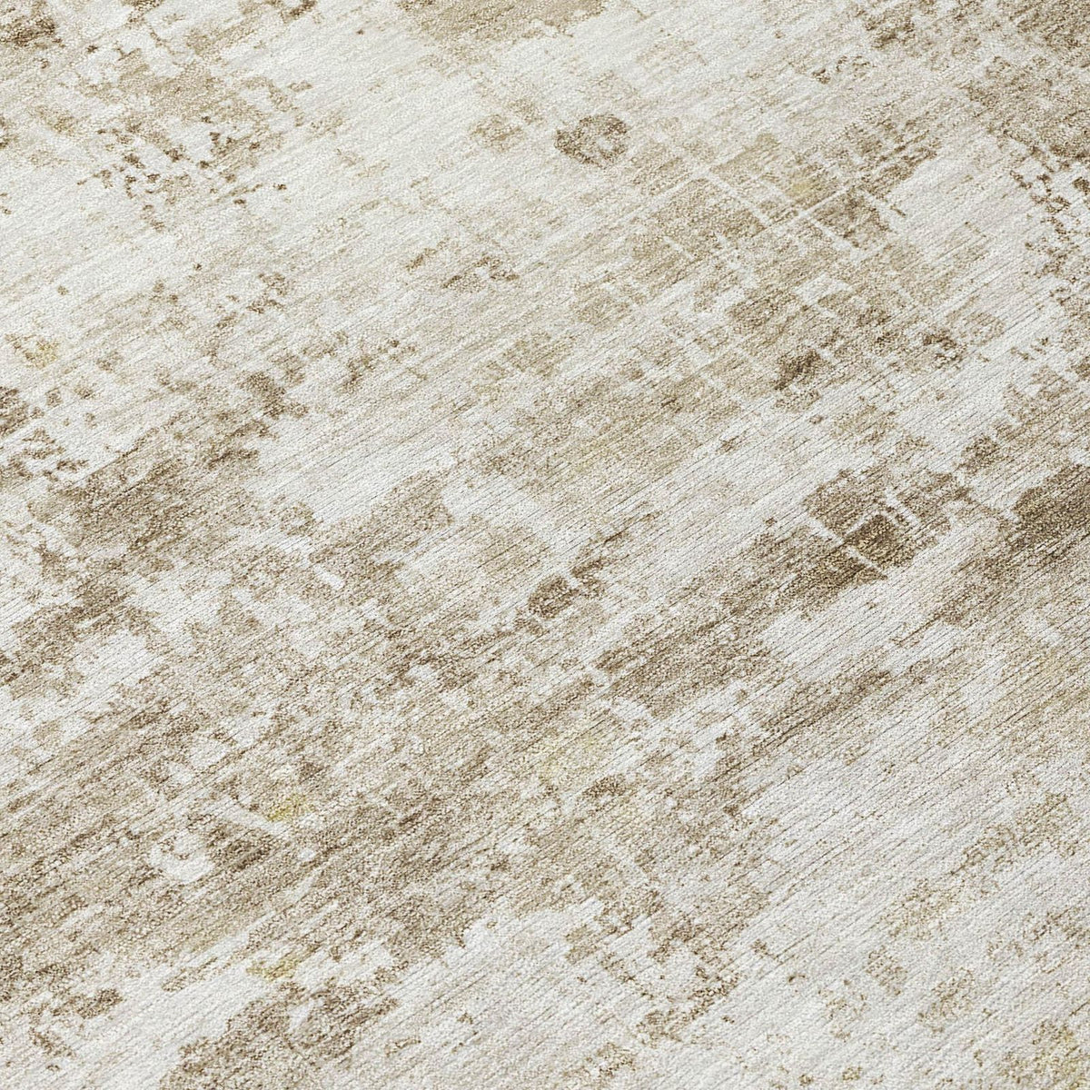 Kaelira Brown Washable Indoor-Outdoor Rug