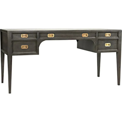 Africa With Drawers Wooden Desk