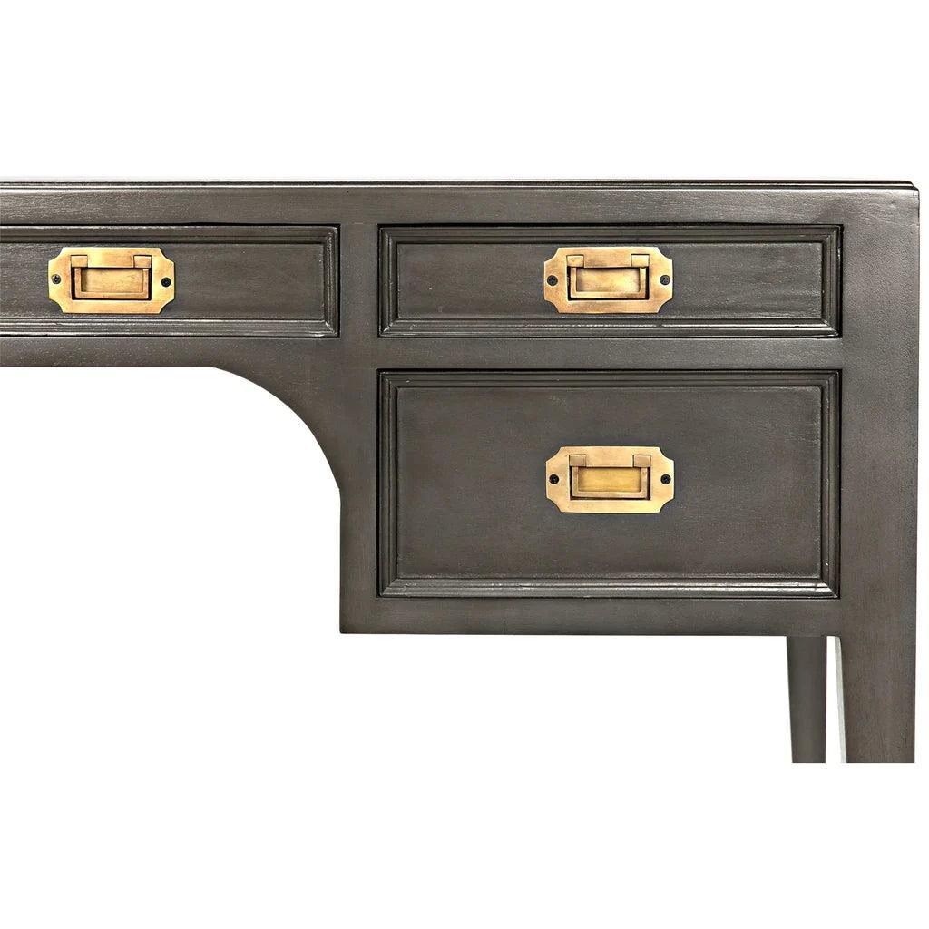 Africa With Drawers Wooden Desk