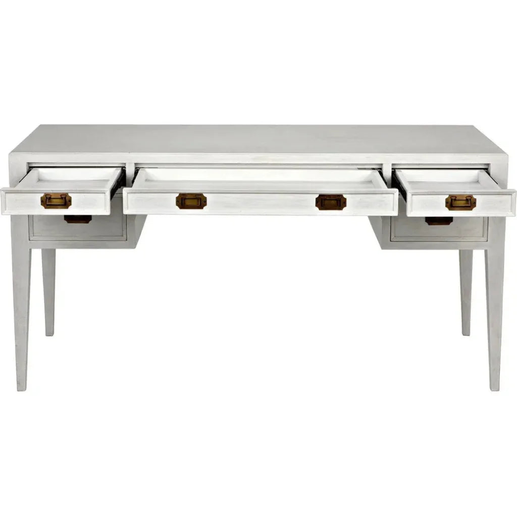 Africa With Drawers Wooden Desk