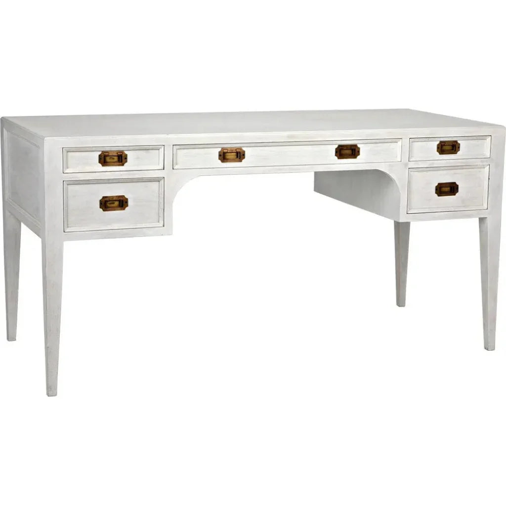 Africa With Drawers Wooden Desk