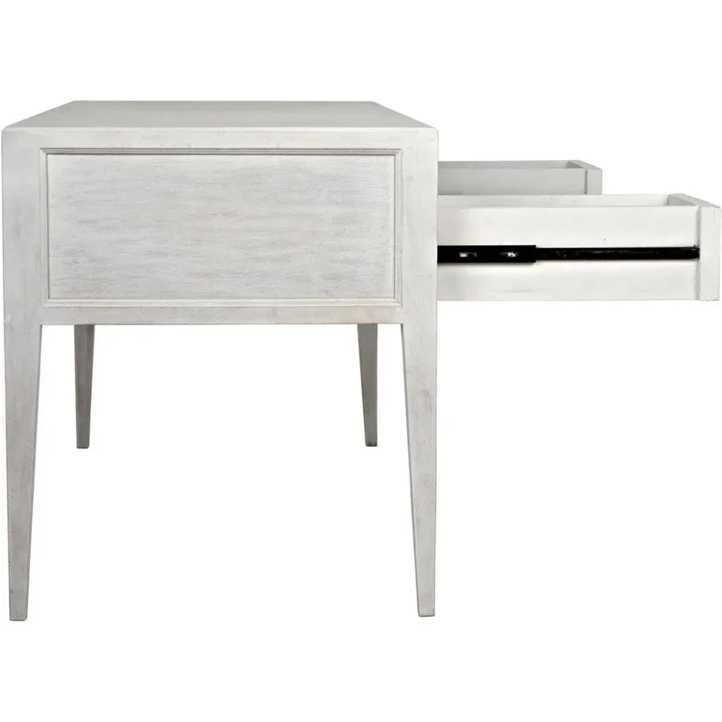 Africa With Drawers Wooden Desk