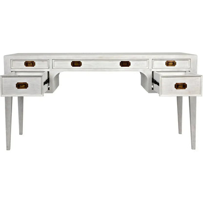 Africa With Drawers Wooden Desk