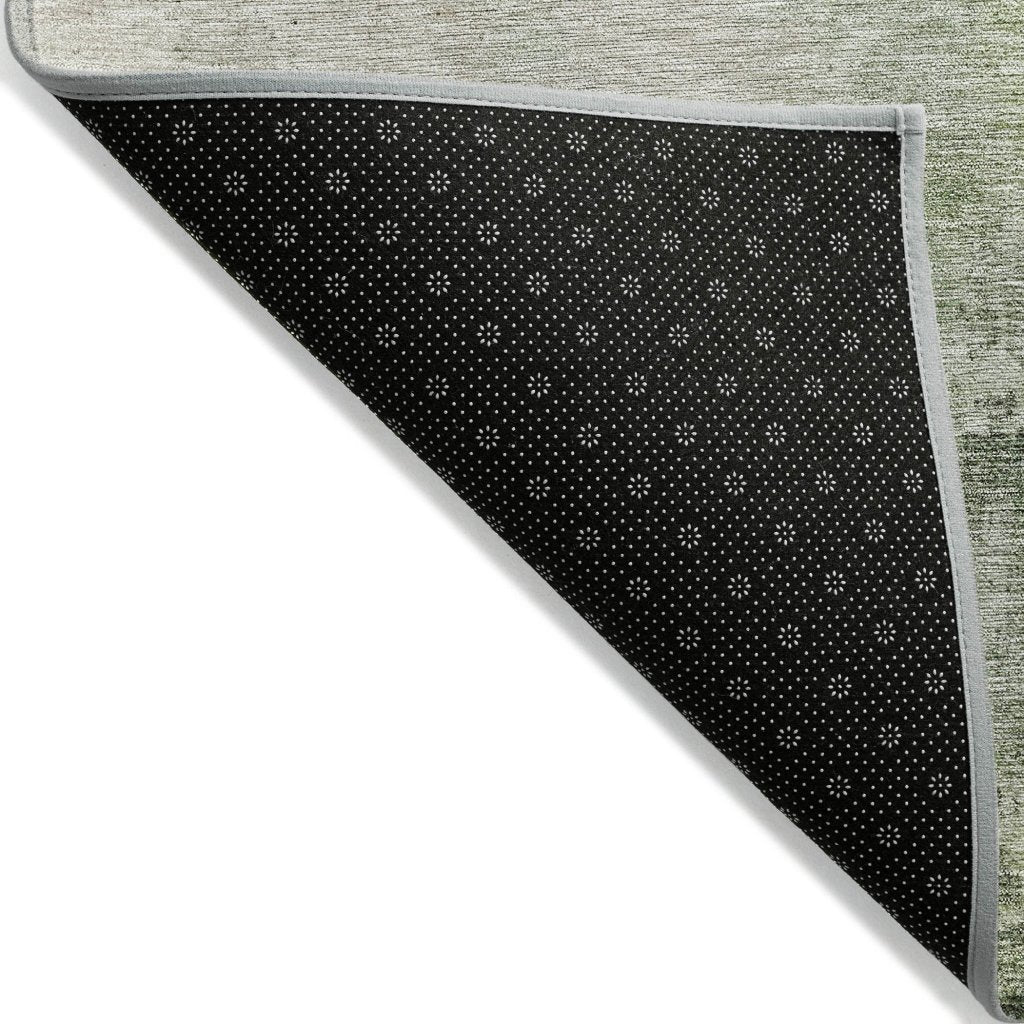 LOOMLAN Rugs Agatha Green Washable Indoor-Outdoor Rug