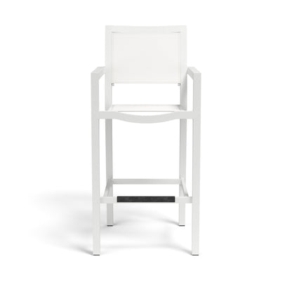 Naples Aluminum Made Sling Outdoor Barstool