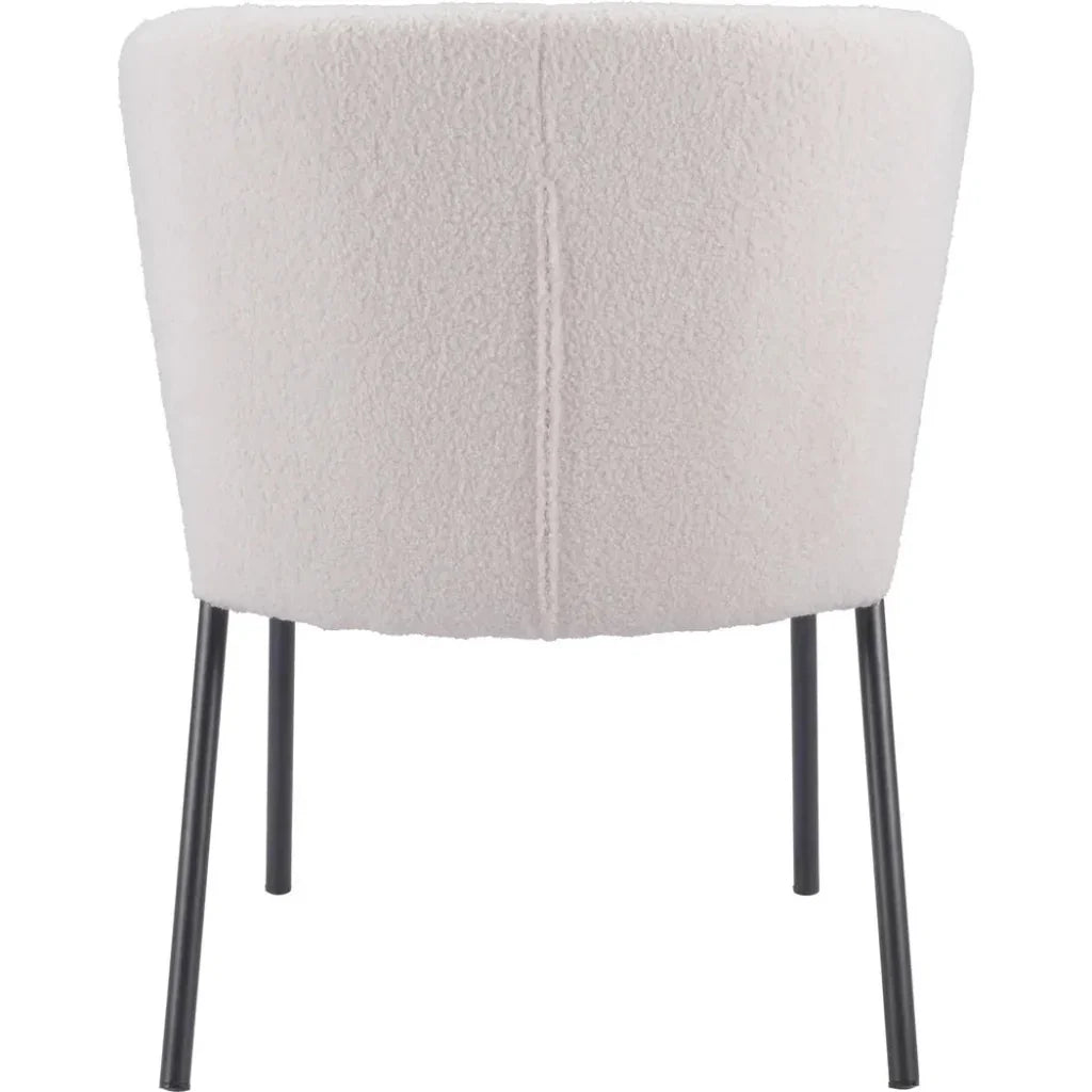 Aimee Performance Fabric Armless Dining Chair 2PC - LOOMLAN - Zuo Modern - Dining Chairs