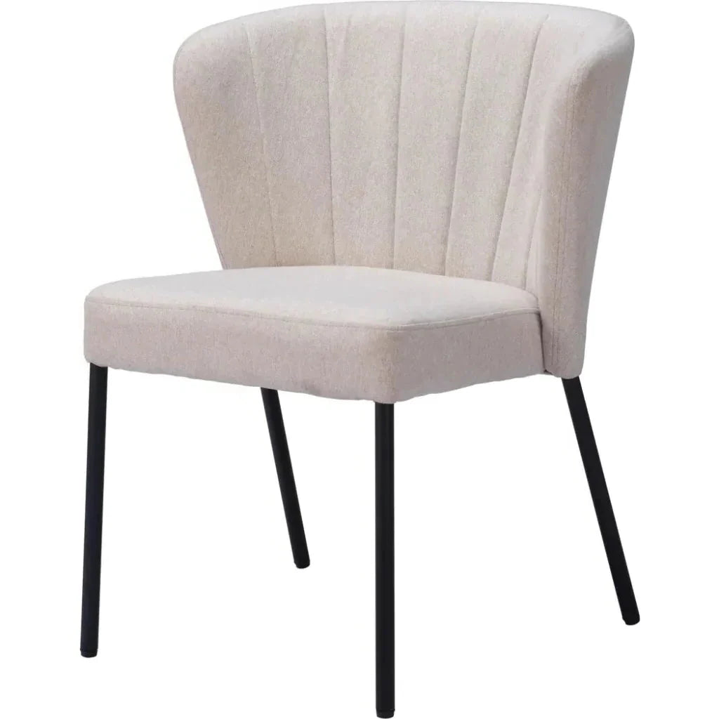 Aimee Performance Fabric Armless Dining Chair 2PC - LOOMLAN - Zuo Modern - Dining Chairs