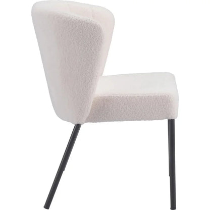 Aimee Performance Fabric Armless Dining Chair 2PC - LOOMLAN - Zuo Modern - Dining Chairs