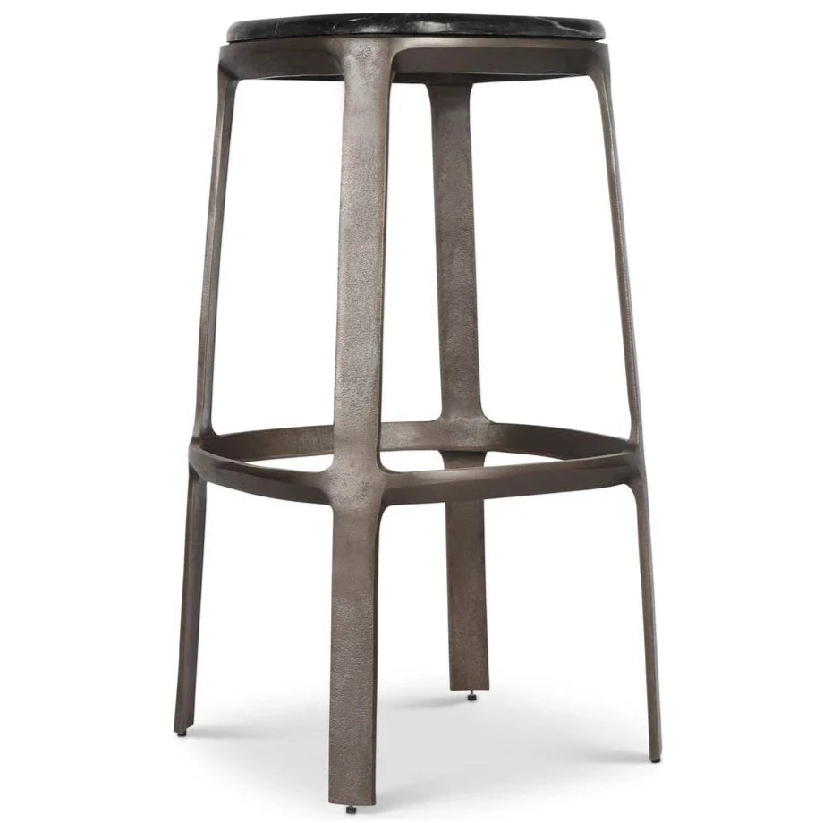 Alfie Marble Top Bar Stool