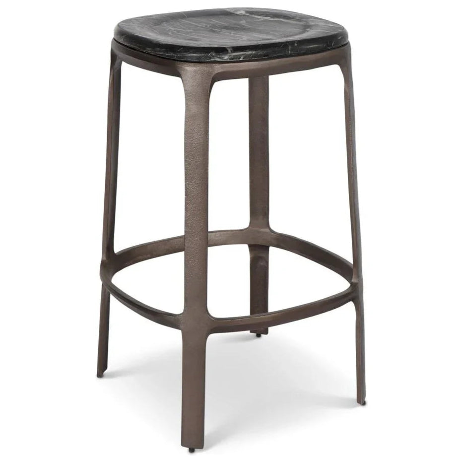 Alfie Marble Top Counter Stool