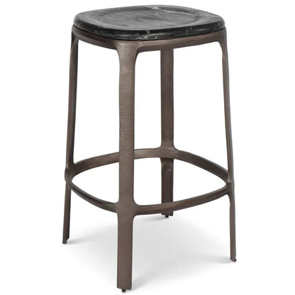 Alfie Marble Top Counter Stool