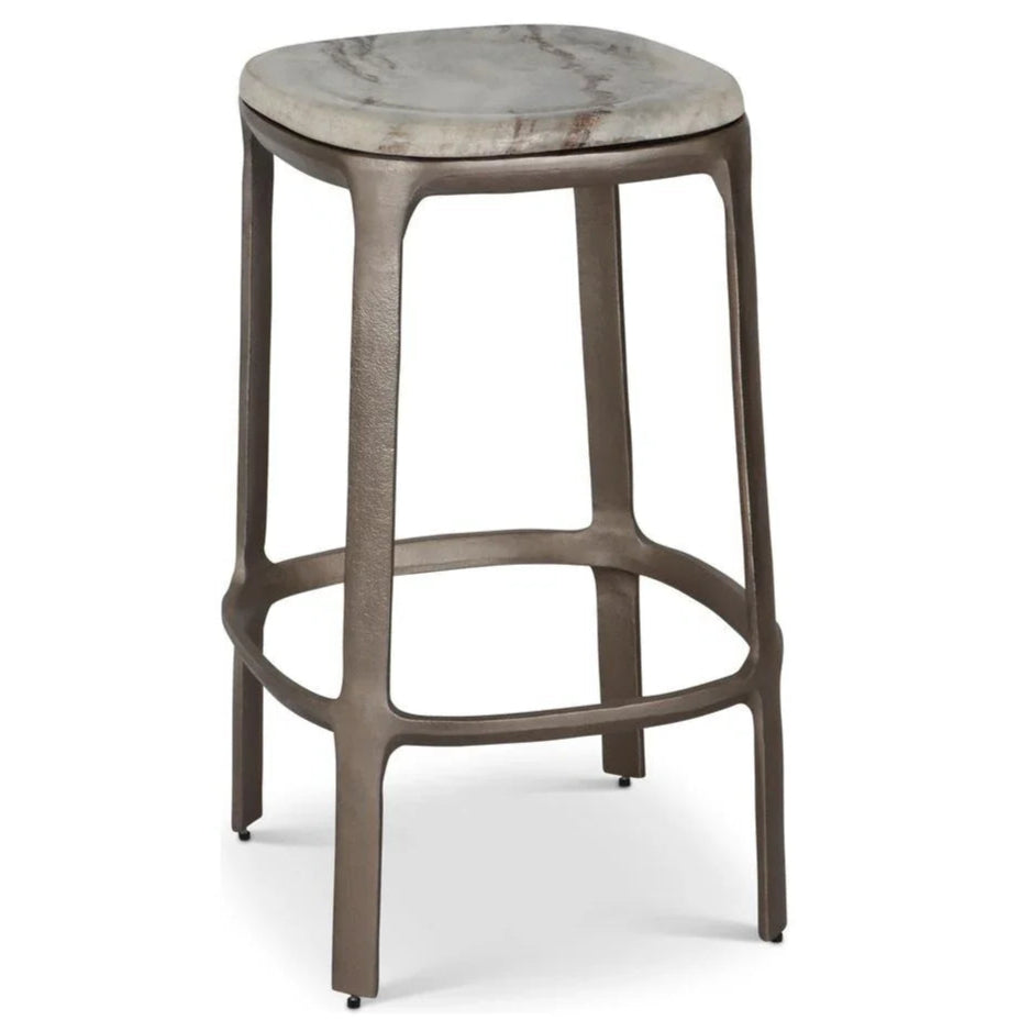 Alfie Marble Top Counter Stool