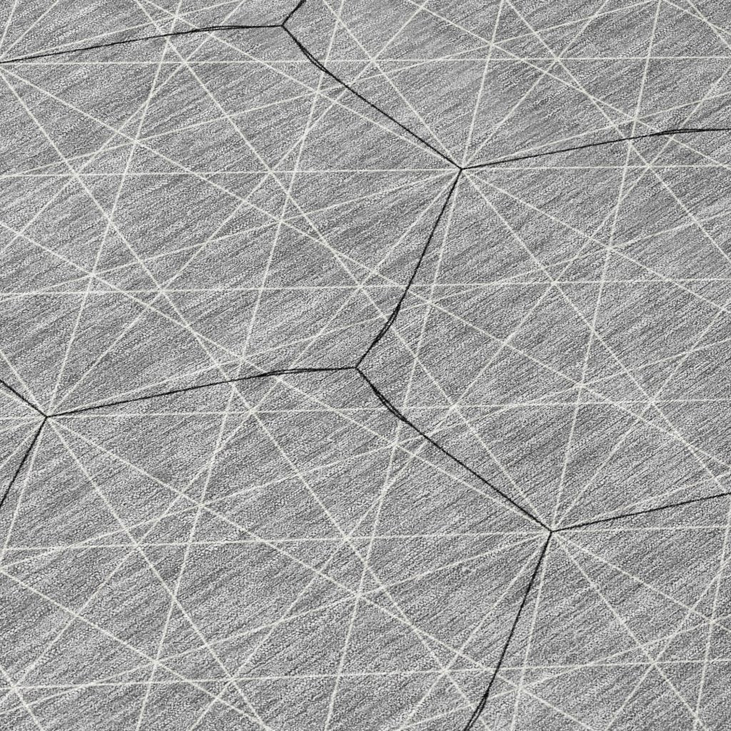 LOOMLAN Rugs Alina Gray Washable Indoor-Outdoor Rug