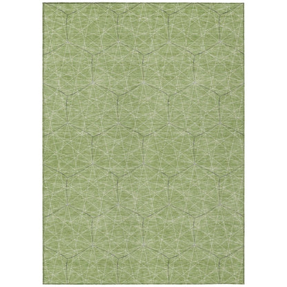 LOOMLAN Rugs Alina Green Washable Indoor-Outdoor Rug