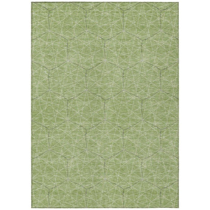 LOOMLAN Rugs Alina Green Washable Indoor-Outdoor Rug