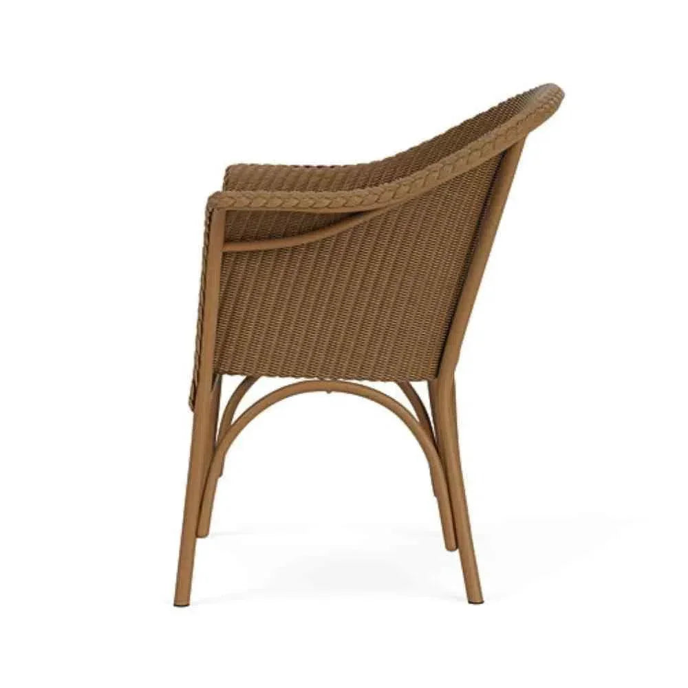 All Seasons Patio Dining Armchair Padded Seat - LOOMLAN - Lloyd Flanders - Outdoor Dining Chairs