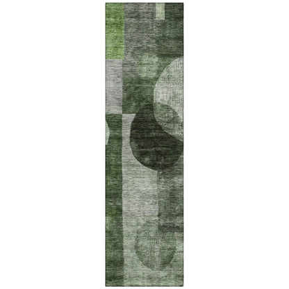 LOOMLAN Rugs Amara Fern Washable Indoor-Outdoor Rug