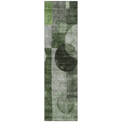LOOMLAN Rugs Amara Fern Washable Indoor-Outdoor Rug