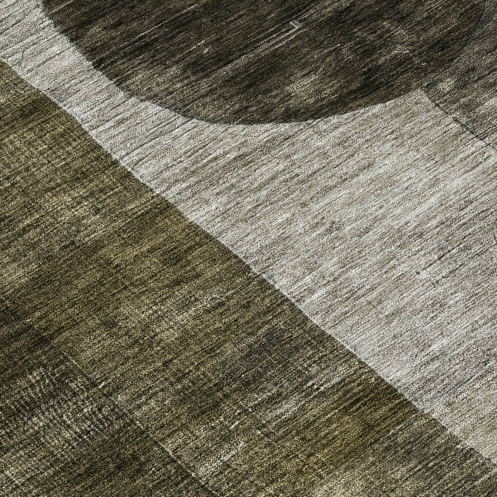 LOOMLAN Rugs Amara Taupe Washable Indoor-Outdoor Rug