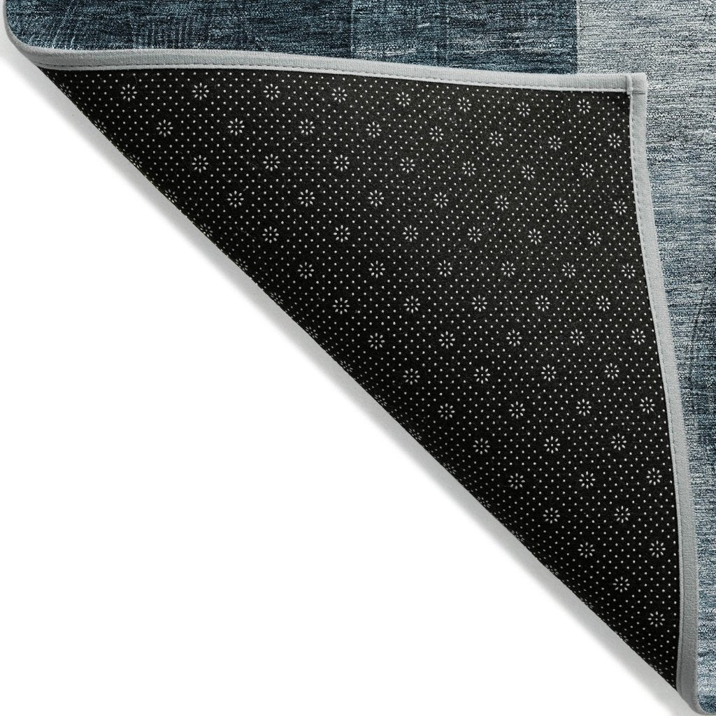 LOOMLAN Rugs Amara Teal Washable Indoor-Outdoor Rug