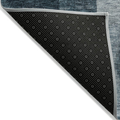 LOOMLAN Rugs Amara Teal Washable Indoor-Outdoor Rug