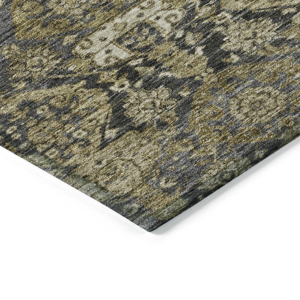 LOOMLAN Rugs Ambray Gray Washable Indoor-Outdoor Rug