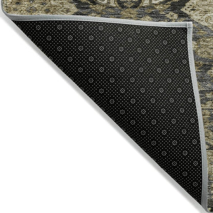 LOOMLAN Rugs Ambray Gray Washable Indoor-Outdoor Rug