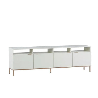 Ambrose Wooden Iron Modular Media Console & Cabinet