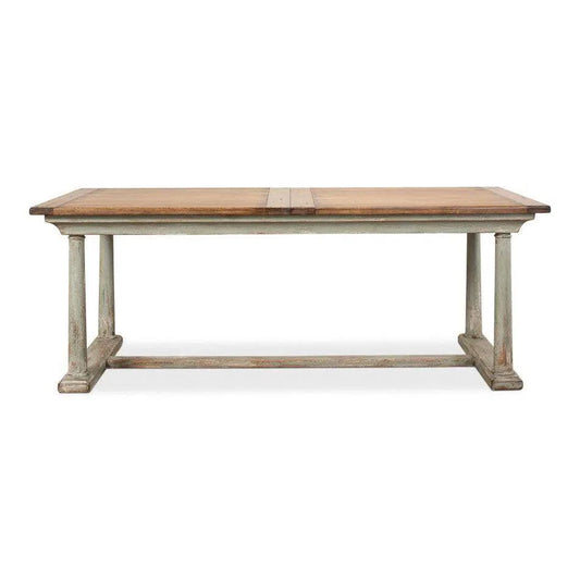 Sarreid Amelia Two Tone Rectangle Extendable Dining Table
