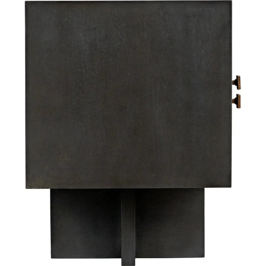Noir Amidala Wooden Six Drawers Sideboard