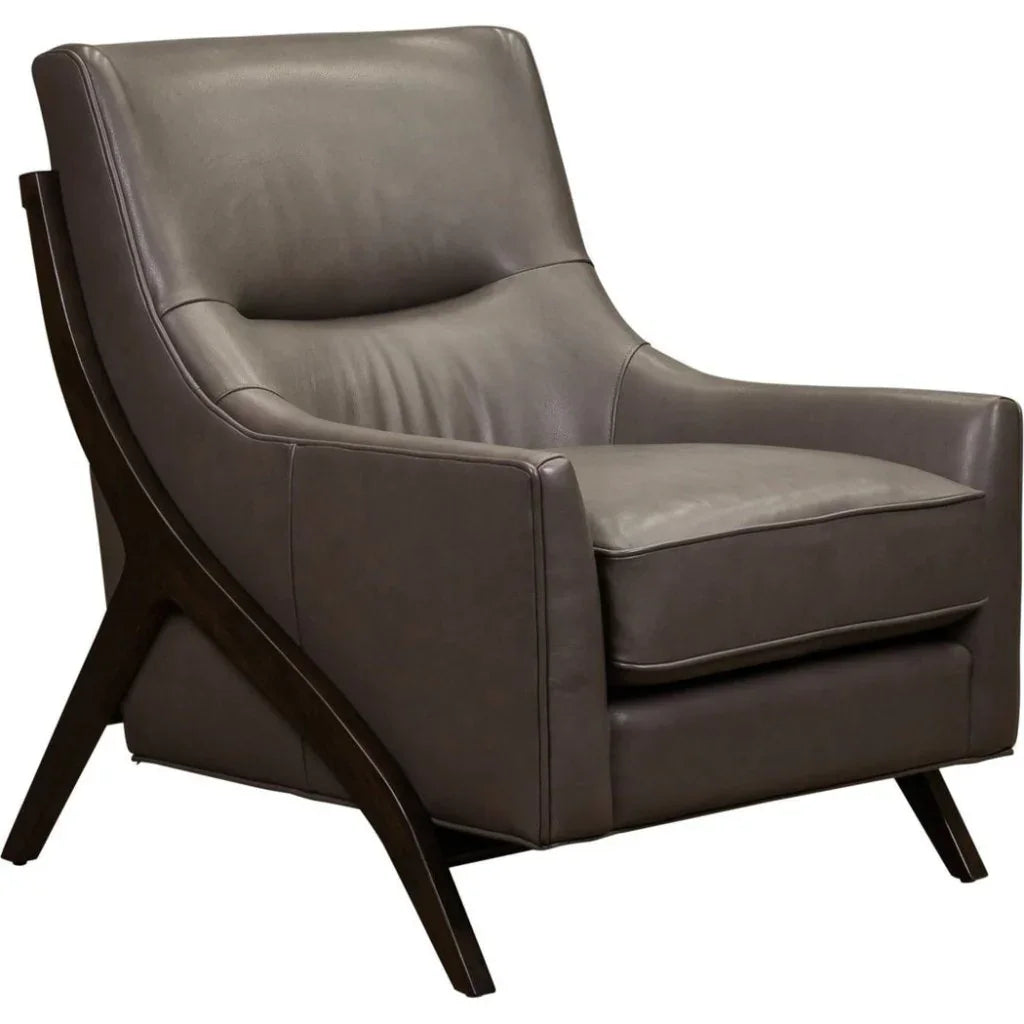Anastasia Leather Modern Elegance Chair