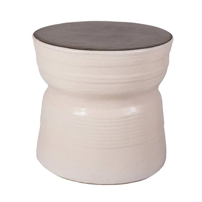 Seasonal Living Ancaris Ring Handcrafted Ceramic Patio Accent Table