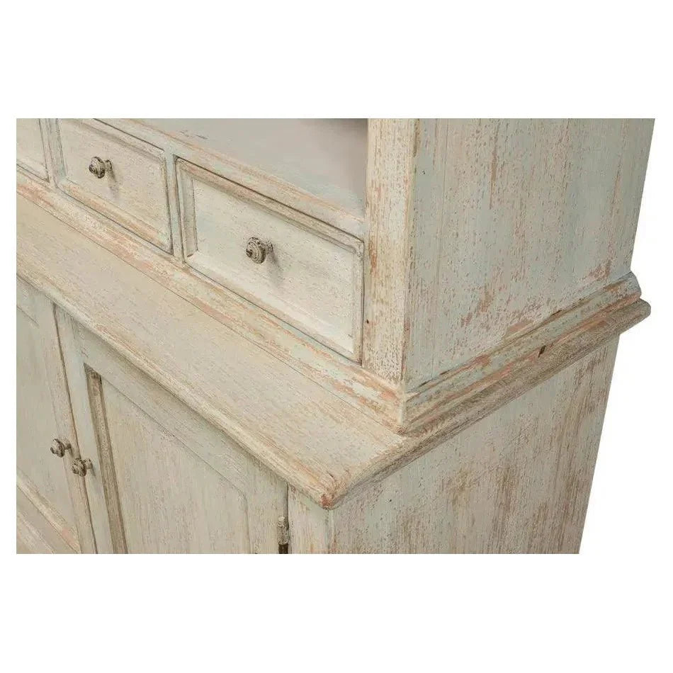 Angelique Bookcase With Cabinets and Drawers - LOOMLAN - Sarreid - Bookcases